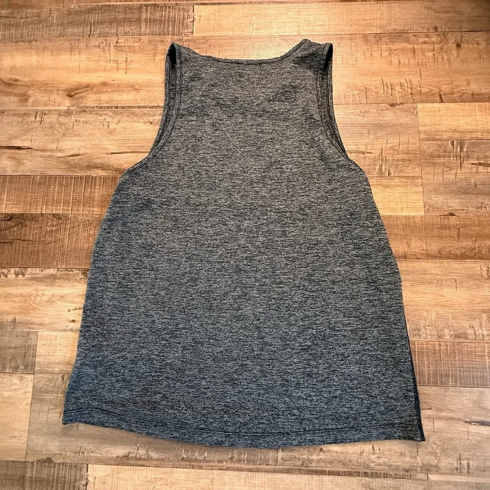Nike Dri Fit Medium Tank Top Heather Gray Racerback Athletic